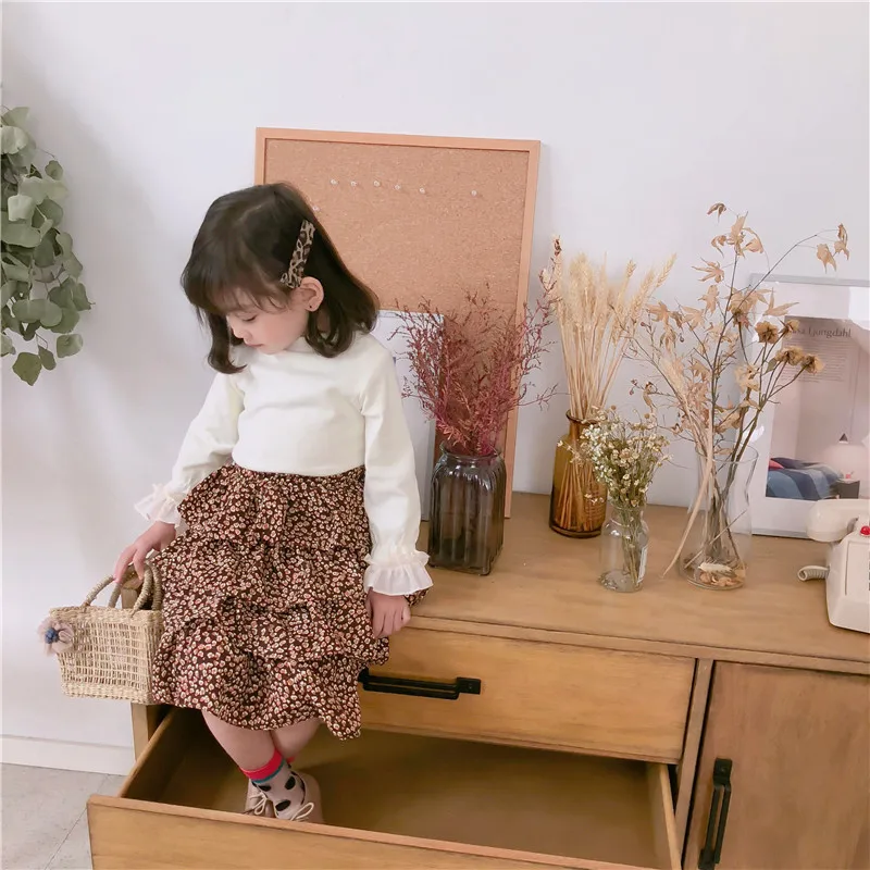 Весна 2019 Новое поступление Хлопковая универсальная многослойная юбка принцессы