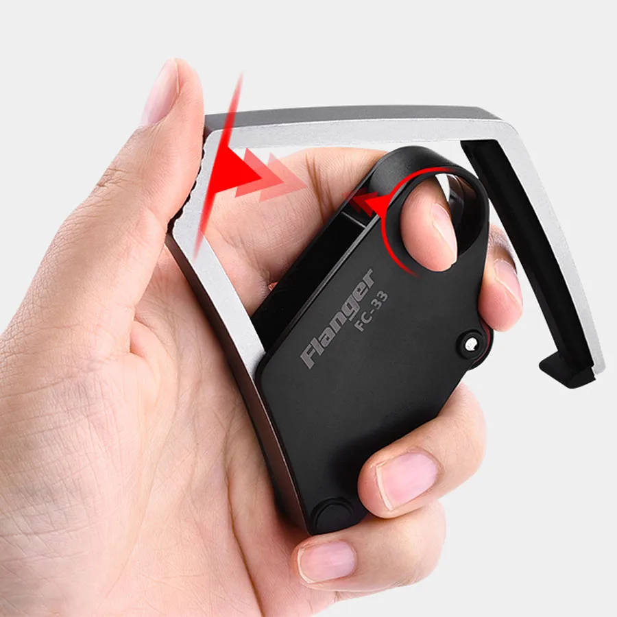 Flanger новый инновационный дизайн Капо для гитары с подвижным шариком 3