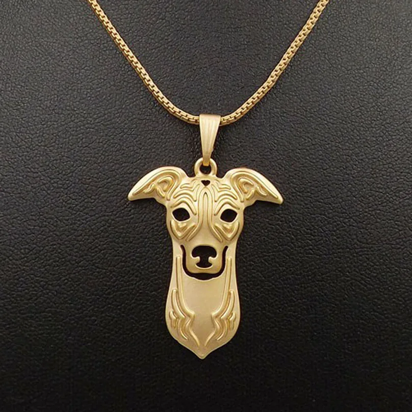 Фото Левретка собака кулон и ожерелья ювелирные изделия для любителей животных Шарм
