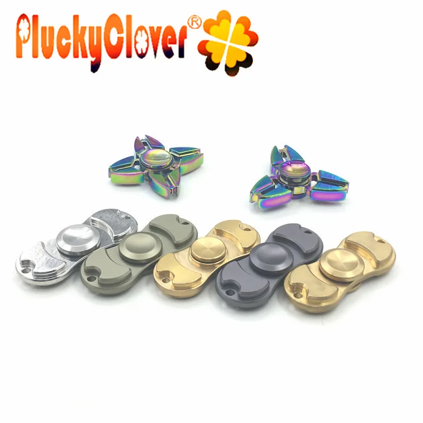 1 шт. детский подарок EDC Tri Spinner игрушки фиджет ручной Спиннер металл Пальчиковый