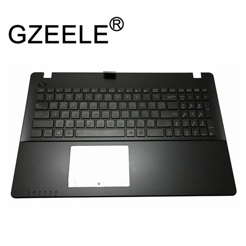 Черный GZEELE для ASUS X550C K550 A550C A550VB Y581C X550 W30 Упор для рук клавиатура ободок верхний чехол Топ чехол Крышка - Цвет: Черный