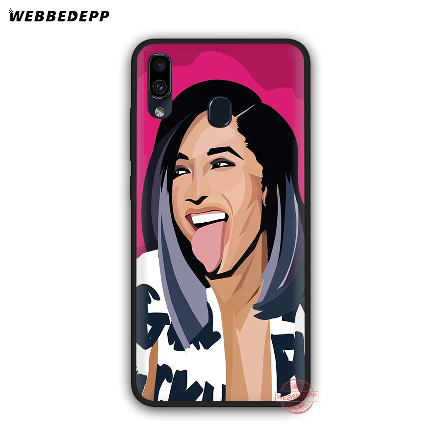 WEBBEDEPP кардиган B Migos мягкий чехол для телефона с изображением цветов Samsung A50s A40s A30s