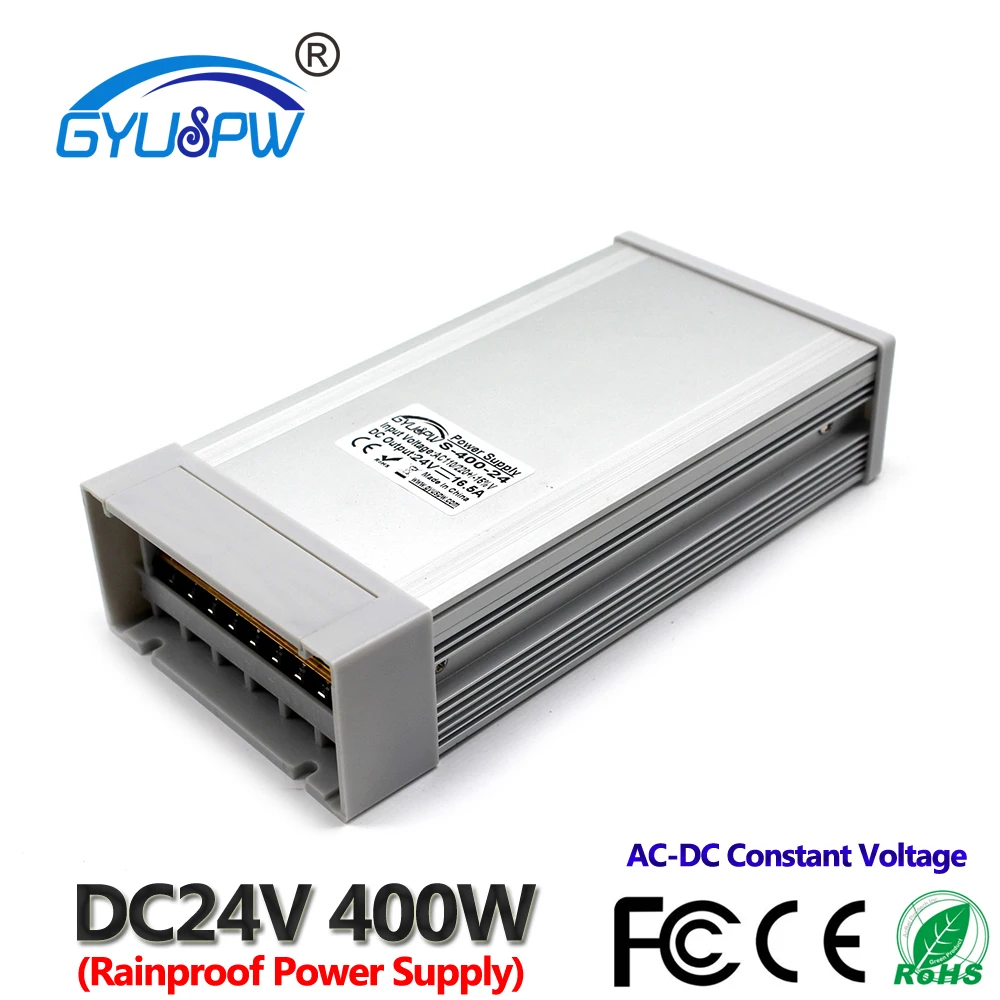 Внешний непромокаемый переключатель источник питания DC24V 48W 60W 72W 100W 120W 150W 180W 200W 250W