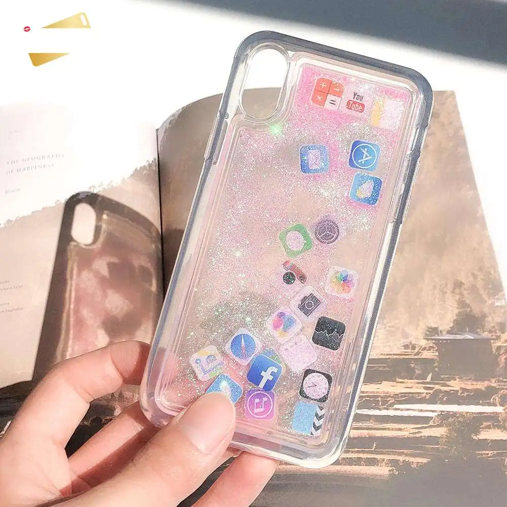 KISSCASE зыбучий песок блестящие чехлы для телефонов iPhone 7 8 6 6S Plus чехол жидкий