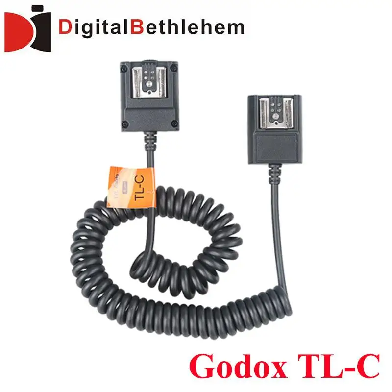 Godox TL C 3 м Вспышка Speedlite ttl кабель колодка шнур синхронизации для Canon 430EX II 1D 5D III 7D 6D