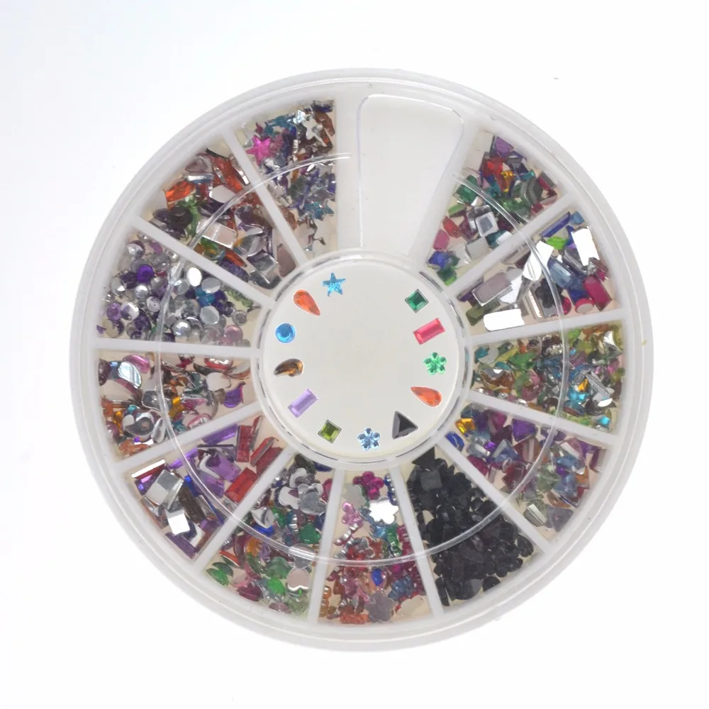 Elite99 Стразы для ногтей 2 мм акриловые украшения УФ геля телефона ноутбука DIY