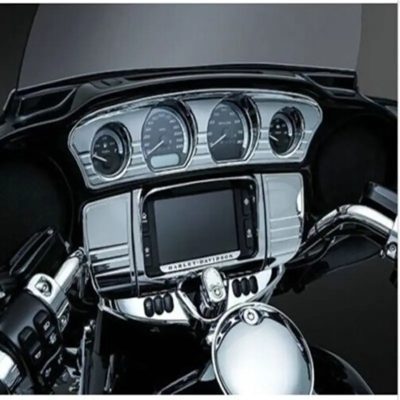 Трехлинейная обтекатель для мотоцикла стерео Harley Touring Street Electra Tri Glide FLHX 2014-Up Chrome |