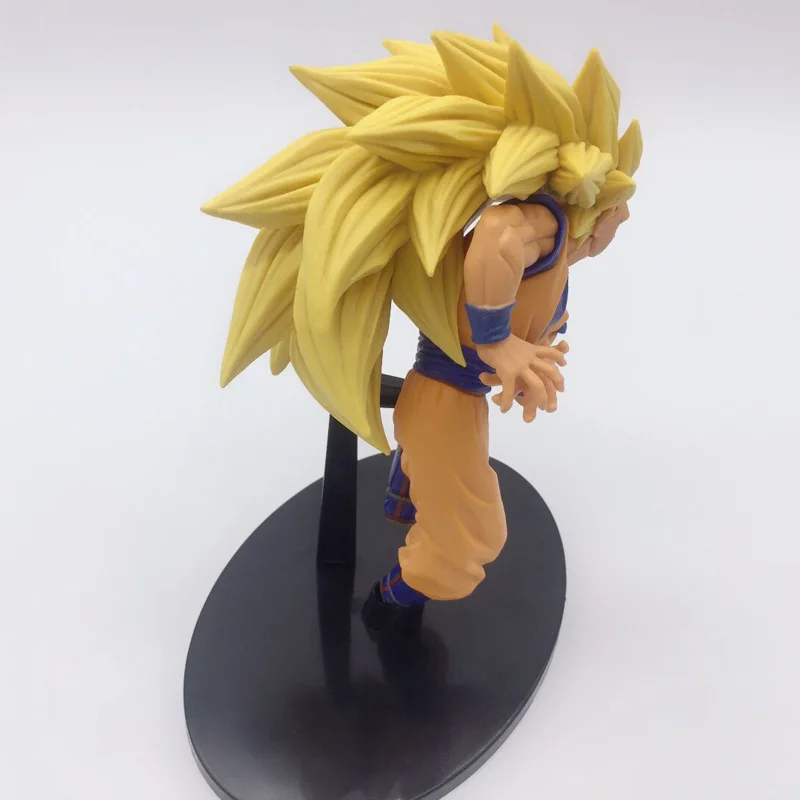 Фигурки DBZ Super Saiyan Son Gokou Goku Three Battle Damage Edition Аниме ПВХ кукла модель игрушки 20 см |