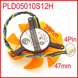 PLD05010S12H PLD05010S12L 12 В 0,20a 47 мм 39x39x39 мм 4-контактный охлаждающий вентилятор для графической карты ZOTAC