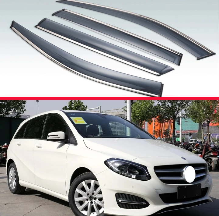 Для Mercedes Benz B Class W246 B1220 B250 B180 B200 2013 2018 пластиковый внешний козырек вентиляционные