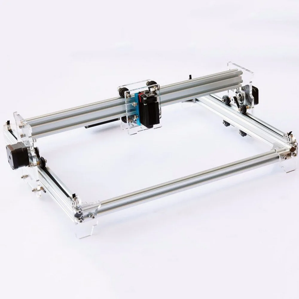 Мини DIY лазерная гравировальная машина мини A3 Pro три шагового двигателя принт