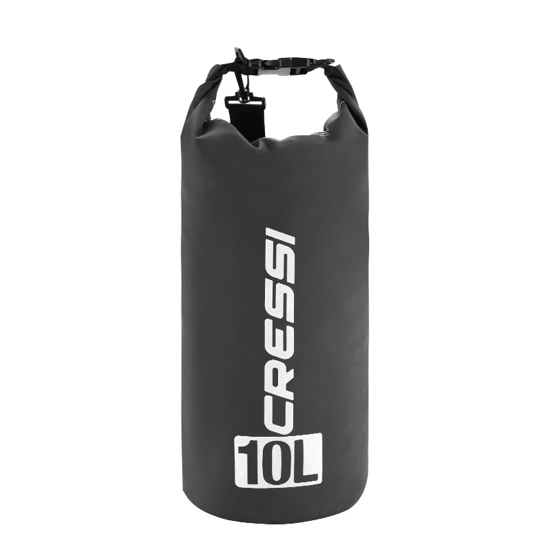 Black 10L Cressi сухой мешок сумки для дайвинга большой объем сумка для оборудования водонепроницаемая сумка для Камуфляжный гидрокостюм 5L 10L 15L 20L легко носить с собой - Цвет: Black 10L