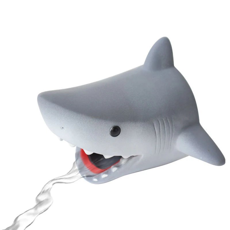Shark Милый смеситель в форме животных расширитель для раковины ручка расширение для малыша Ванная комната для детей Ручная стирка Инструменты Аксессуары для ванной комнаты Набор - Цвет: Shark