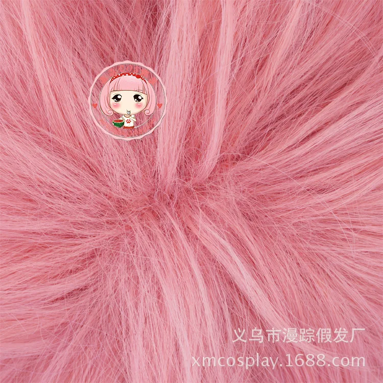 Парик Boku no Hero Academia Mina Ashido короткий розовый термостойкий парик из синтетических