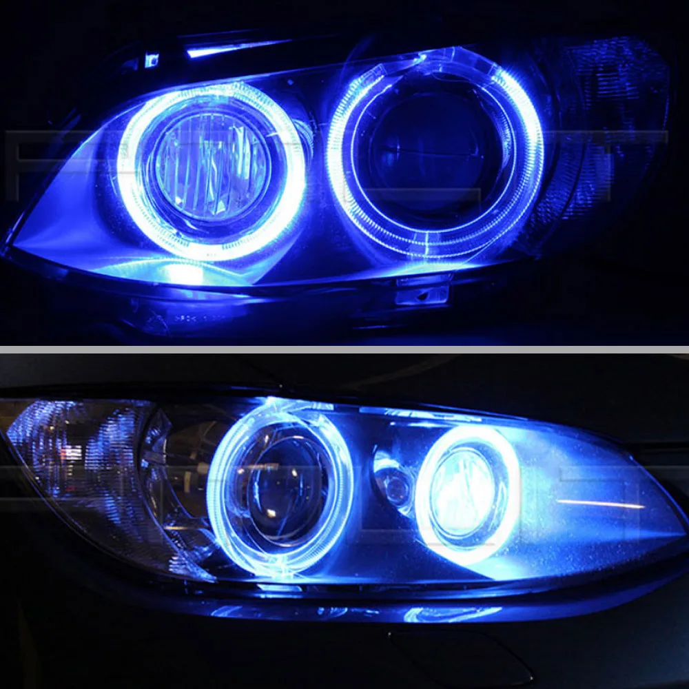 Светодиодные синие лампы для BMW Angel Eyes кольцесветильник галогенный фонарь X5 E39 E60