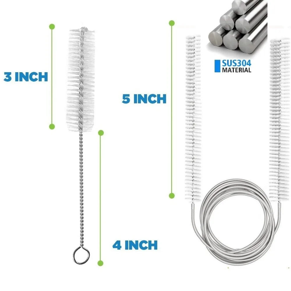 CPAP очиститель и дезинфицирующее средство гибкая маска шланг Набор щеток для