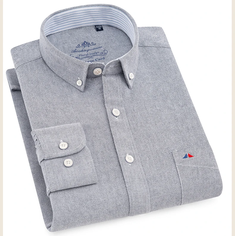 Весна осень Мужская рубашка хлопок Повседневная рубашка с длинными рукавами зауженные официальные парадная рубашка Camisa Masculina Chemise Homme