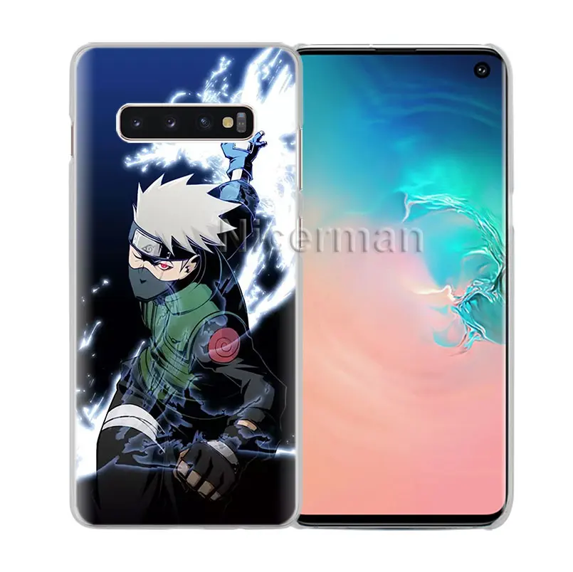 Чехол для телефона для samsung Galaxy S10e S10 S8 S9 плюс S6 S7 край A40 A50 A70 M20 чехол с рисунком из аниме «Наруто» Учиха Итачи жесткий поликарбонатный чехол