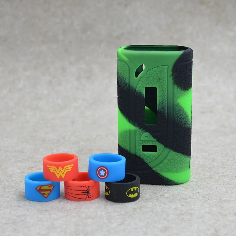 Eleaf iKonn 220 силиконовый чехол, чехол/обертка/наклейка для Eleaf iKonn 220W коробка мод+ силиконовый пар или вейп кольца