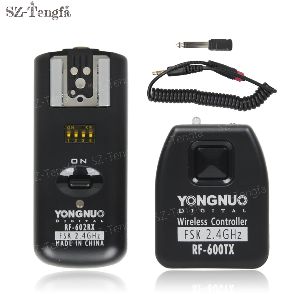 Yongnuo RF602 RF 602 2 4 ГГц беспроводной дистанционный триггер вспышки 1 ресивер для Canon|flash