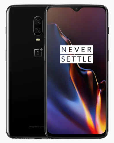 Глобальная ПЗУ 6,4" полный экран Oneplus 6T Snapdrago 845 экран отпечаток пальца 8 ГБ ОЗУ 128 Гб ПЗУ две sim-карты Oneplus6T распознавание лица - Цвет: Mirror Black