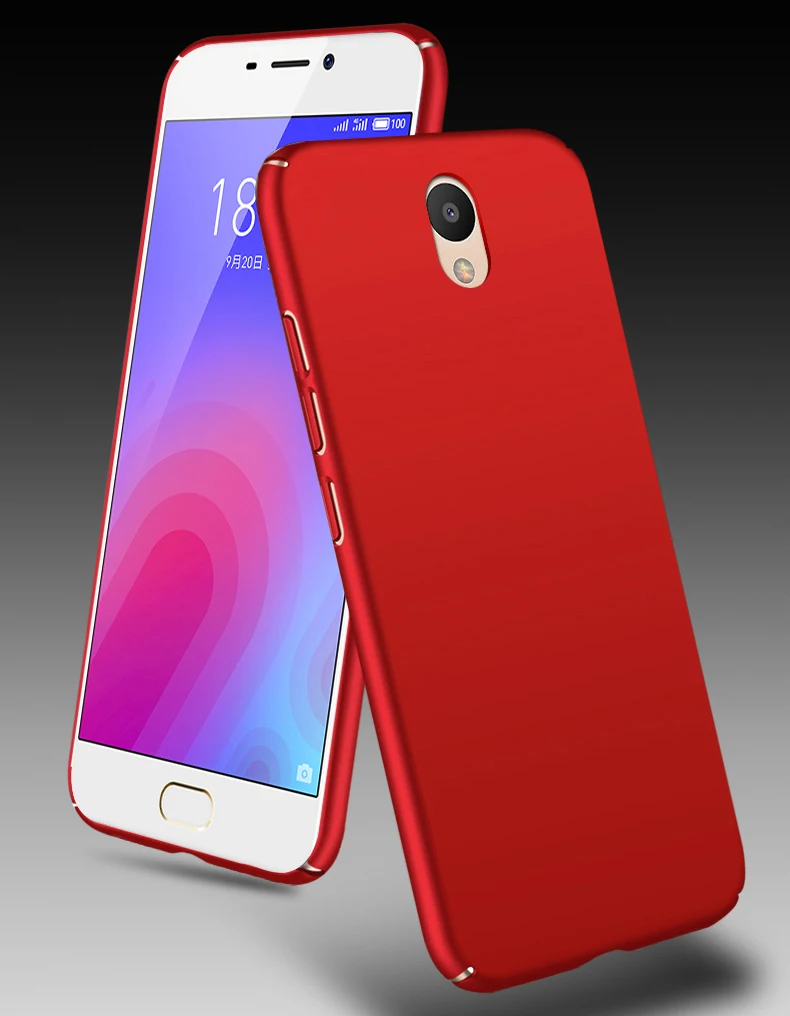 Жесткий чехол для Meizu M6 полное покрытие M 6 жесткий Fundas Capa on MEIZU матовый Coque