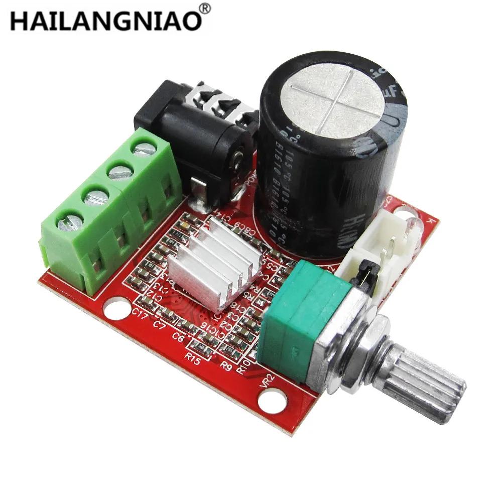 12 В Mini Hi Fi PAM8610 аудио стерео усилитель платы 2X10W двухканальный D Класс по самой