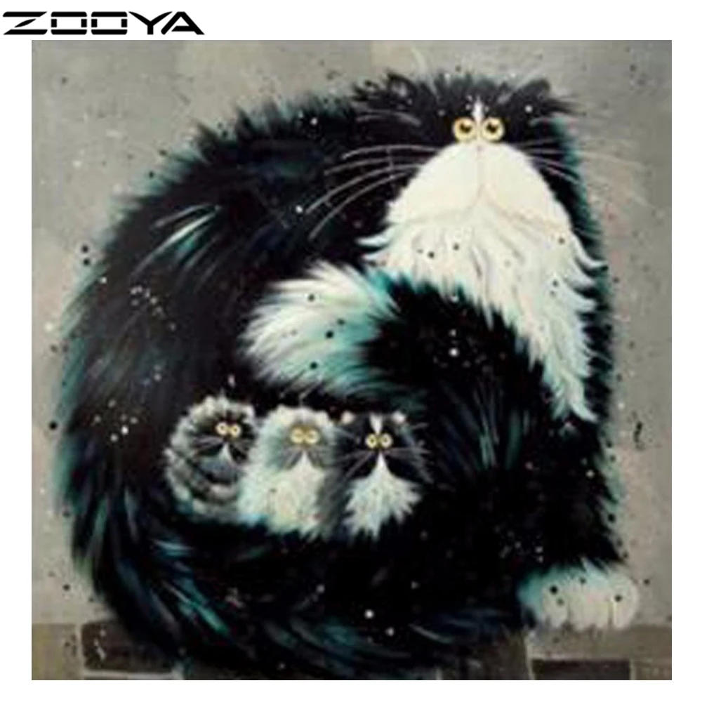 ZOOYA 5D DIY алмазная живопись Кристалл Пластиковые ремесла квадратная Алмазная