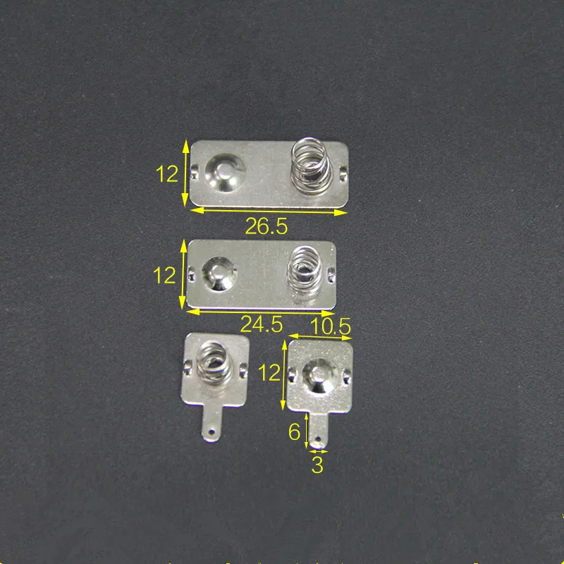 

50 Pairs Metal Battery Spring Plate Set for AA Positive Negative Contact