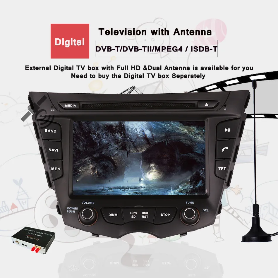 " 4 ГБ ОЗУ Восьмиядерный Android 9,0 4G+ 64G Автомобильный DVD Радио для Hyundai Veloster 2011- с gps-навигацией/wifi магнитофон
