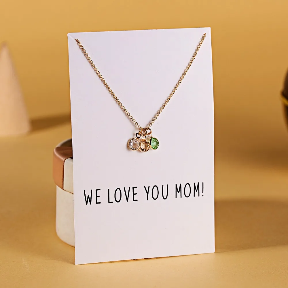 Fashion Creative Pearls of LOVE Circle Beads Wish Message Card Clavicle Necklace for Women Short Choker Necklaces as Gifts | Украшения и