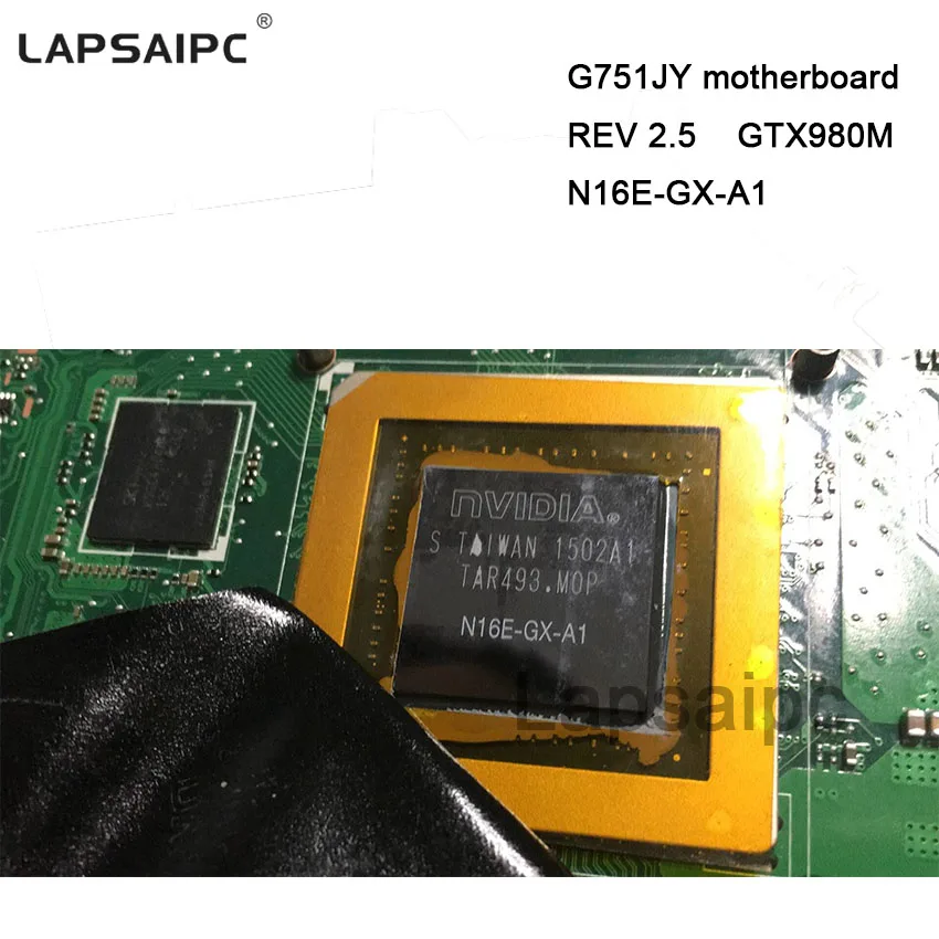 Материнская плата G751JY GTX980M 2 шт./лот для ASUS материнская REV 3 0 игровая карта i7 ЦП 60NB06F0