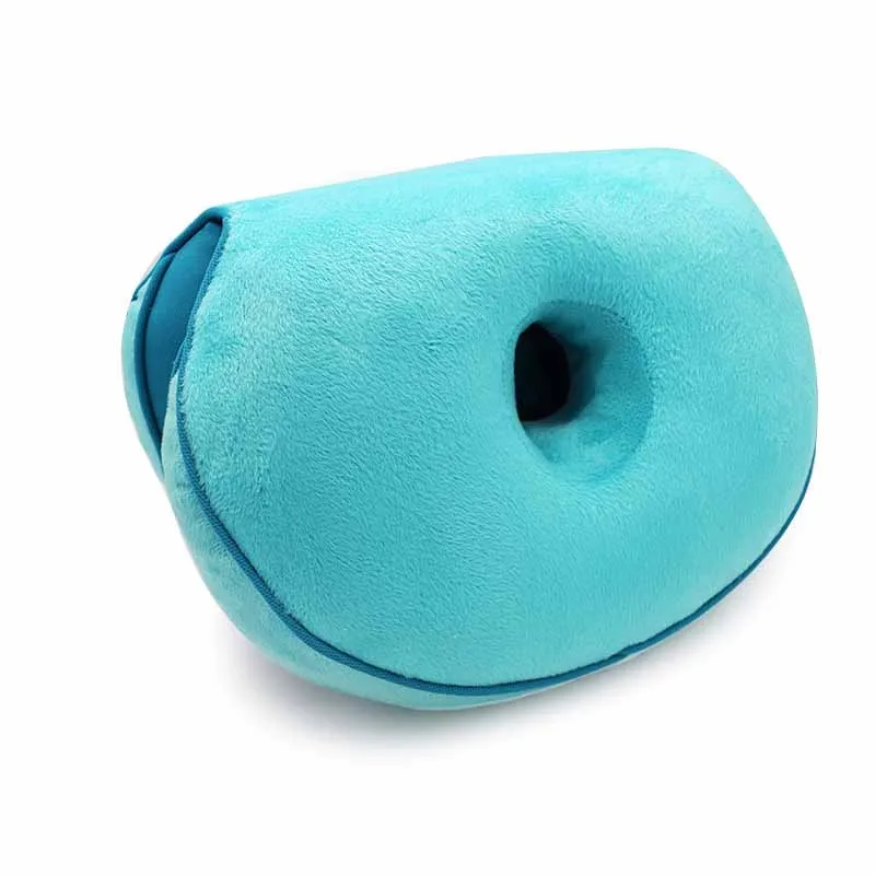 Blue Simanfei Cushion Multi-functional Plush Beautify Hip Seat Chair Cushion For Sofa Bed Office Solid Folding Throw Soft Cushion - Цвет: Blue