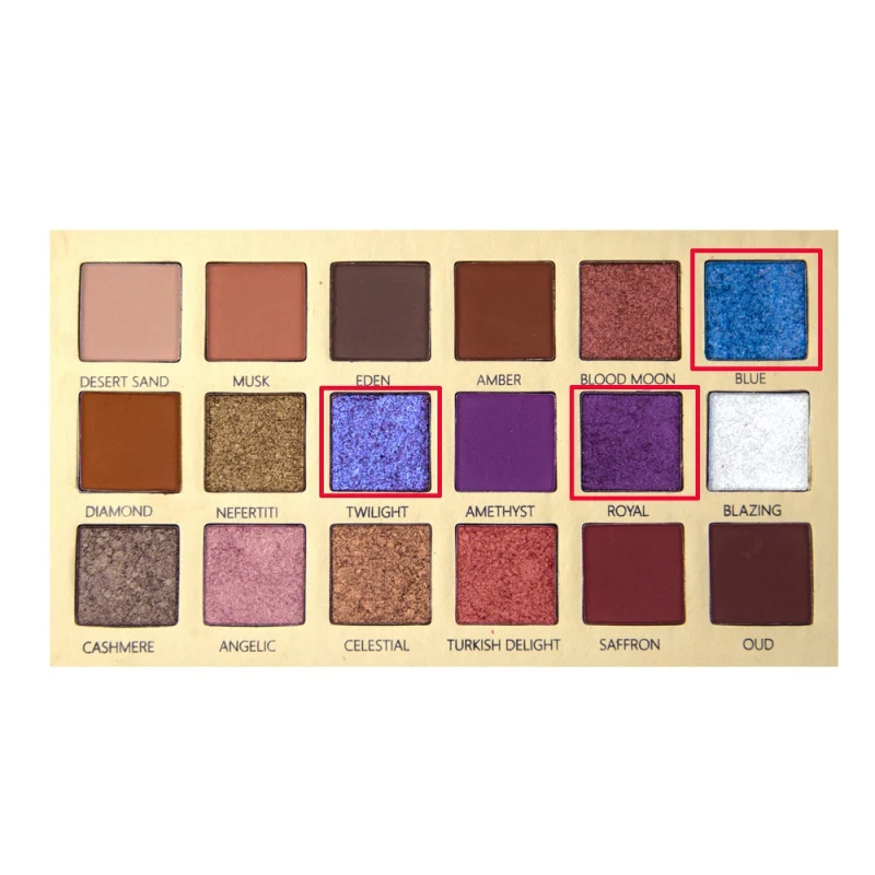 Тени для век 18 цветов Палетка макияжа стойкие прохладные тени матовые легко