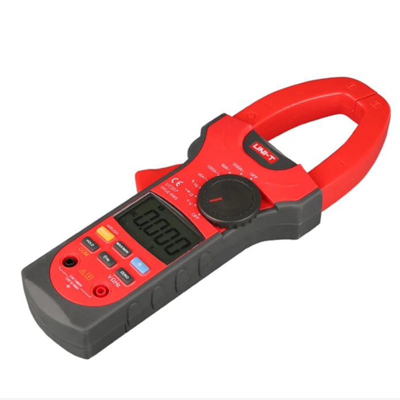 Цифровой токоизмеритель зажим UNI T UT207 UT208 UT209 1000A AC DC истинное среднеквадратичное