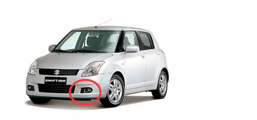 Swift противотуманный бампер светильник 2004 ~ 2012 тюнинг автомобилей галогенные