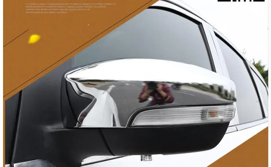 Подходит для Ford KUGA 2013 2014 2015 2016 2017 2018 2 шт. хромированная боковая дверь зеркало