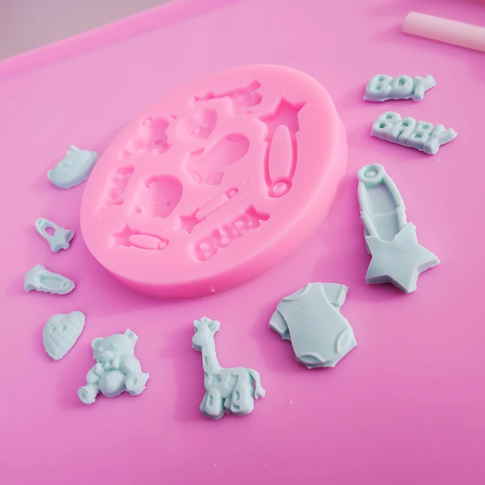Новинка 2019 практичная 3D Силиконовая форма булавка детское мыло помадка шоколад