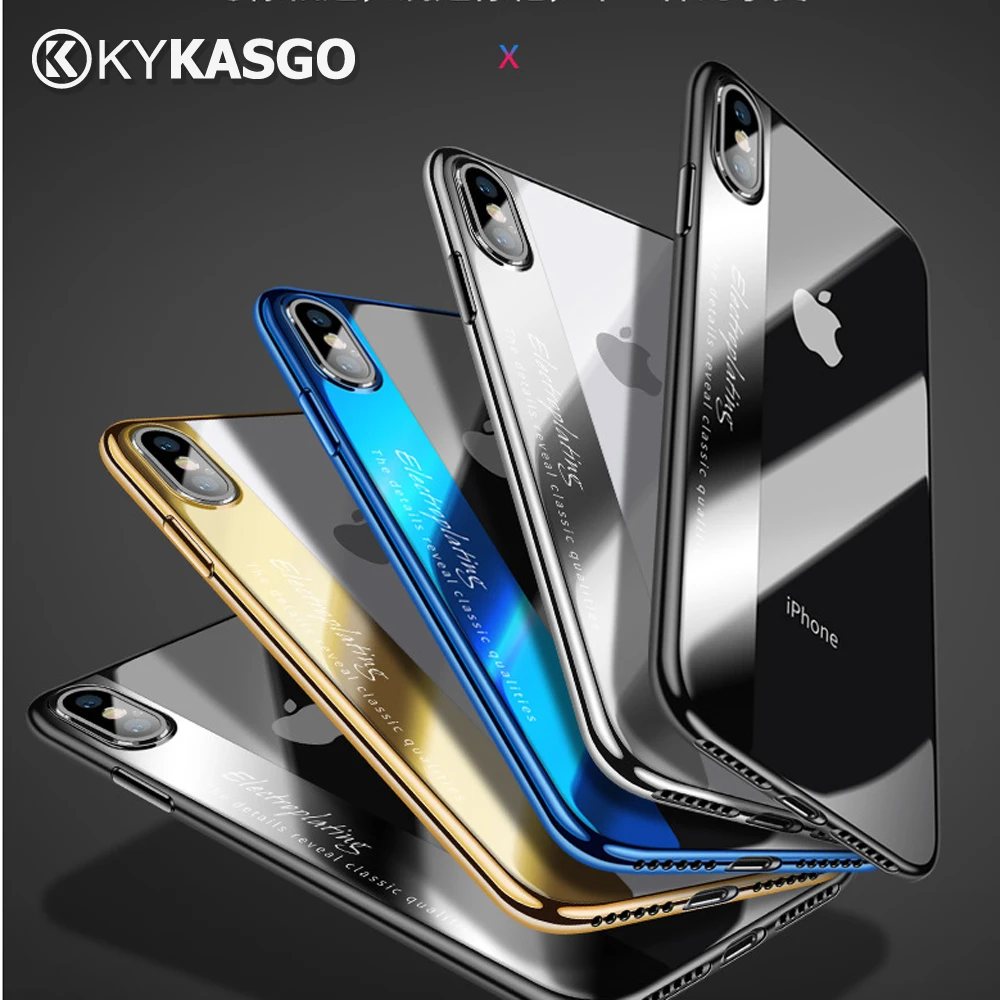 KYKASGO 2018 новые роскошные покрытые мягкие ТПУ чехлы для телефонов iPhone X 8 Plus 10 чехол