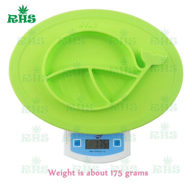 2 шт. Бесплатная доставка Цельный силиконовый столовых пластины для детей