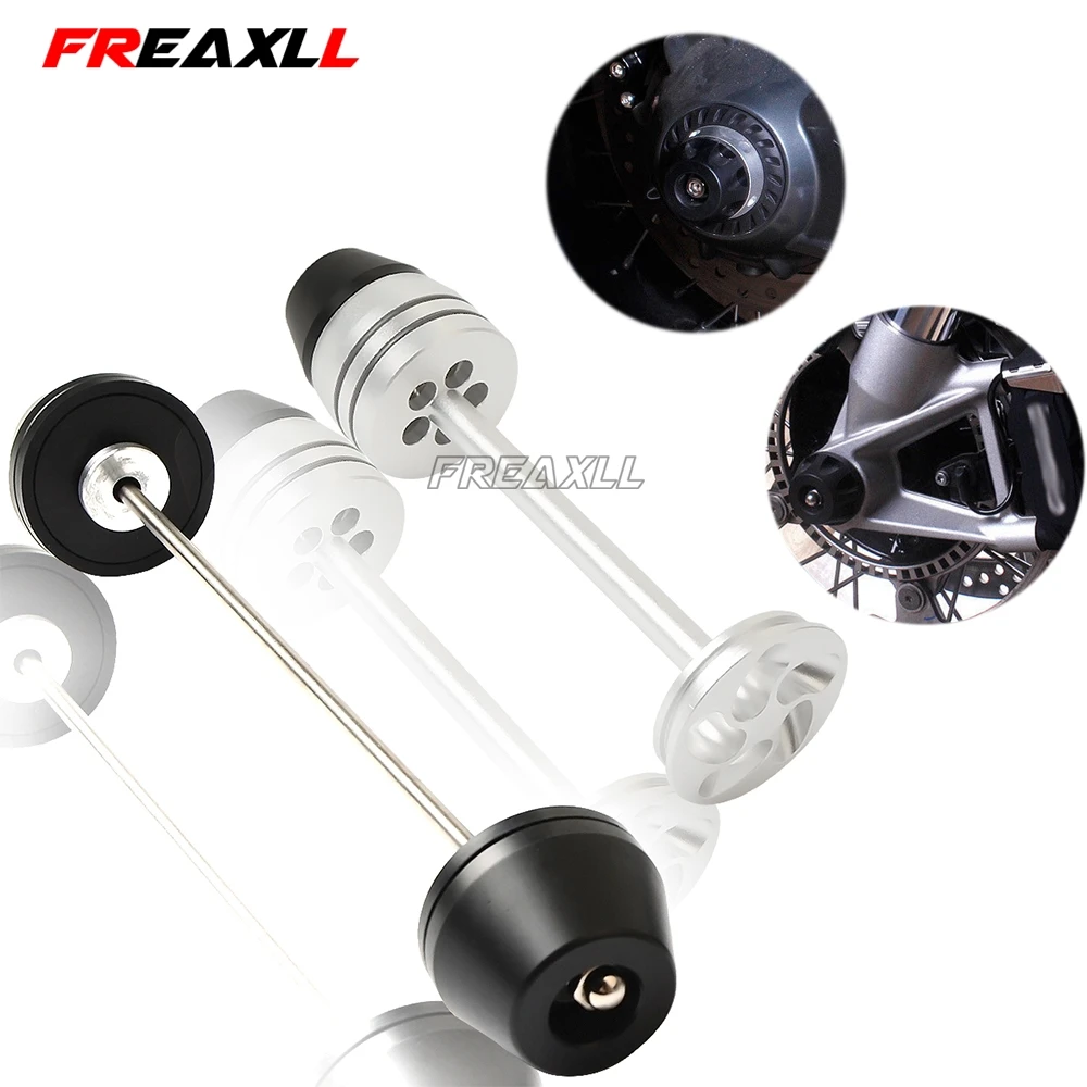

Motorcycle Accessories Motorcycle Front Rear Refit Wheel Fork Axle Sliders Cap Crash Protector For BMW R NINE T 2013 2014-2018