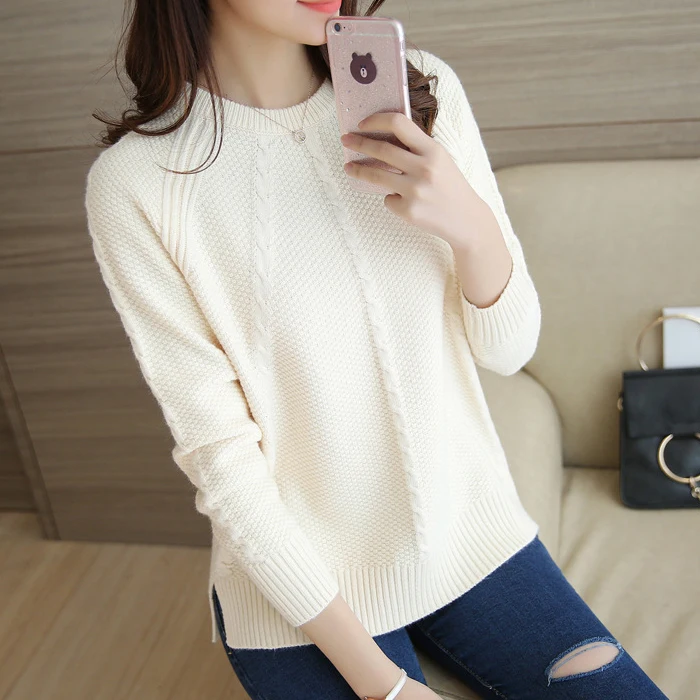 

Winter 2020 Sweater for Women Autumn Tricot Women Sweaters And Pullovers Female High Quality Jumper Loose Tops Pull Femme