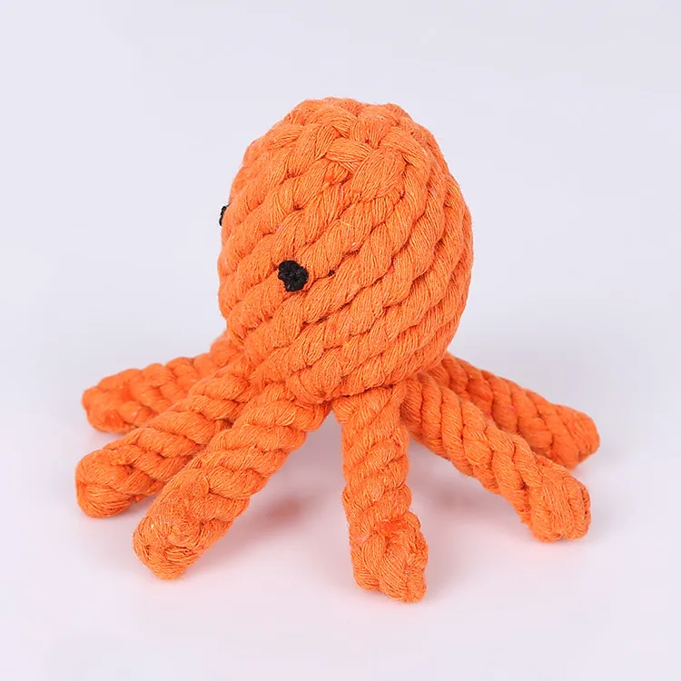 Щенок собака жевательные игрушки хлопковая веревка взбивания износостойкая