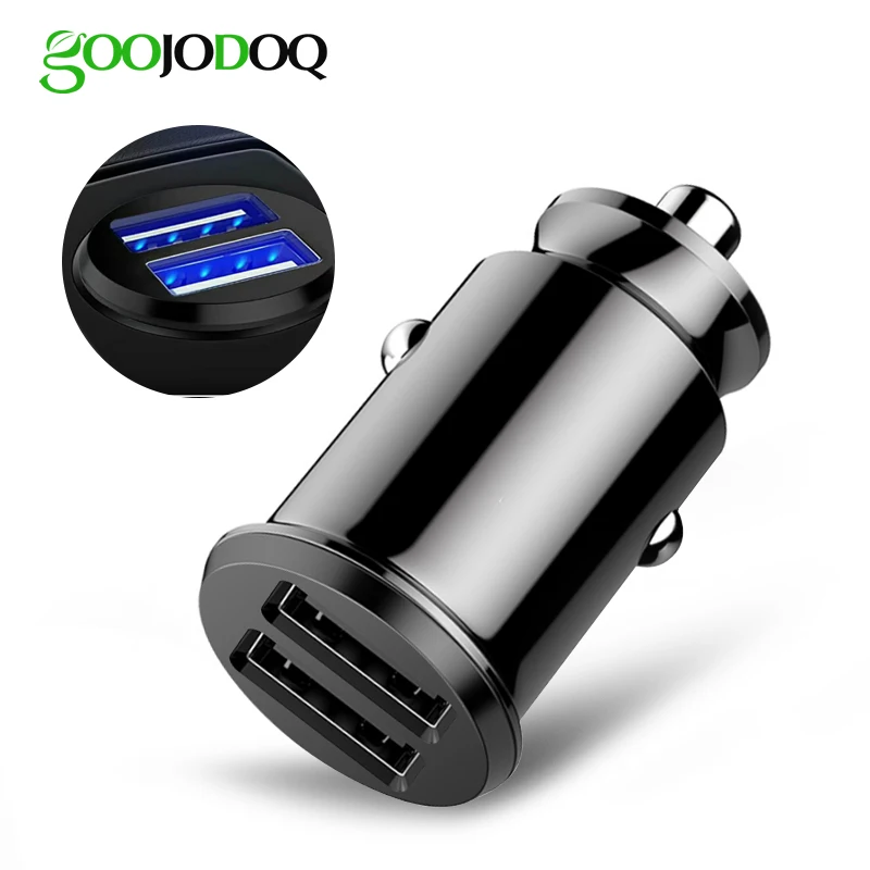 Автомобильное зарядное устройство для Xiaomi Mini А быстрое автомобильное с двумя Usb