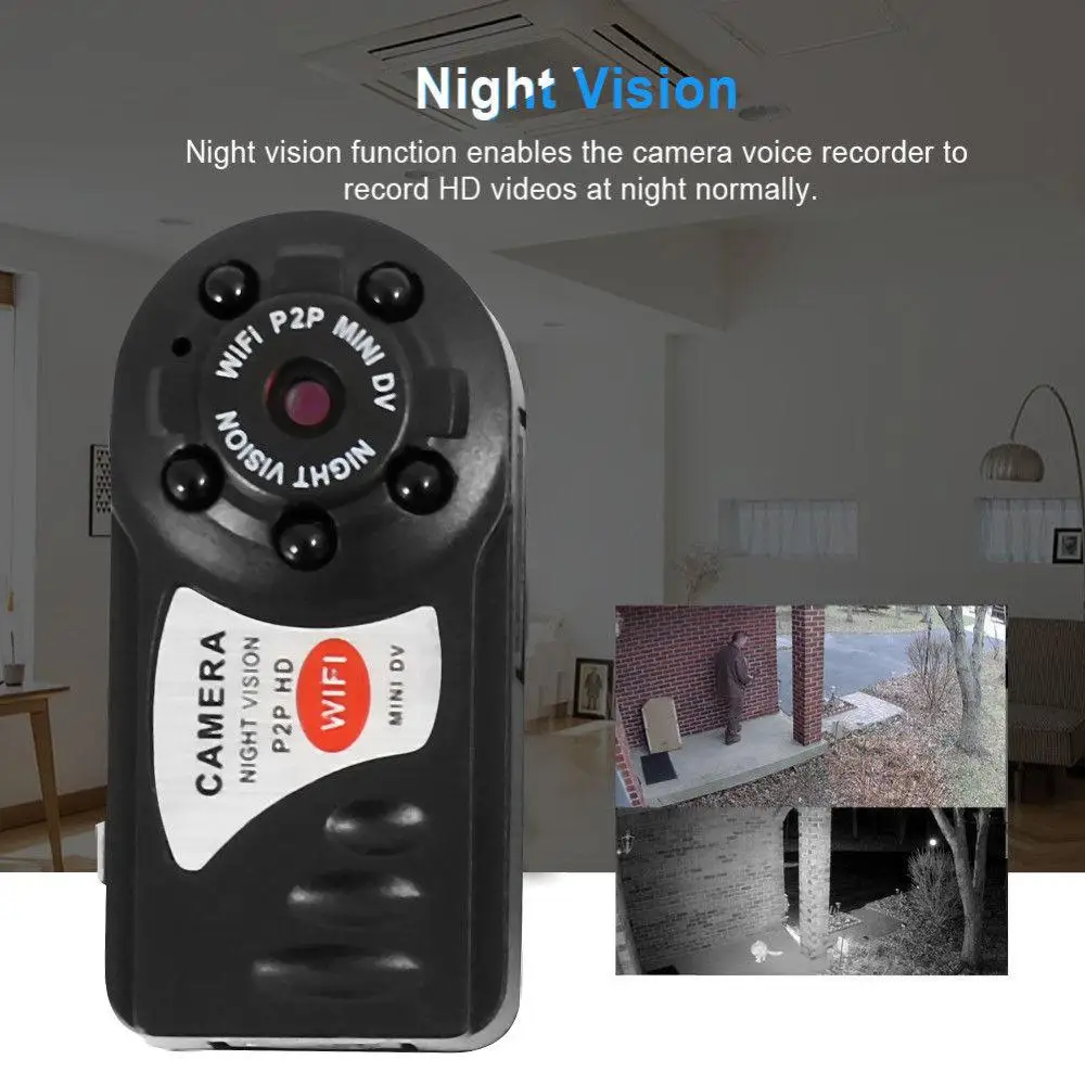 EastVita q7 Мини wifi камера 1080P HD Беспроводная DV DVR IR камера ночного видения рекордер камера безопасности