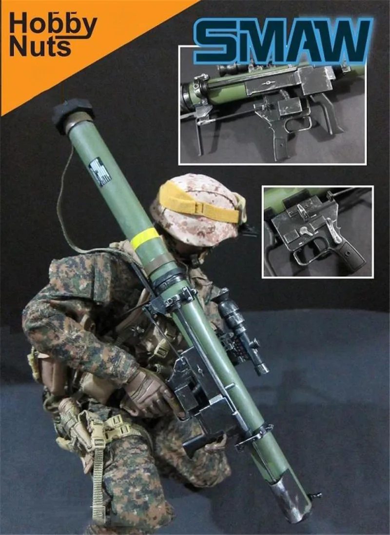 1/6 Оружейная модель SMAW MK153 зеленая ракетная установка для 1" экшн-аксессуары для корректировки фигуры