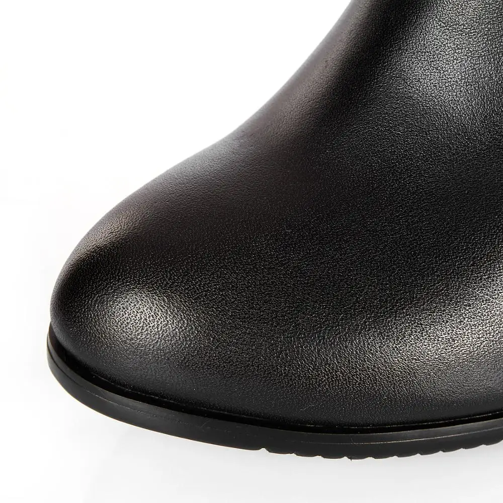 2019 г. Новые весенне летние ботинки из толстой кожи размеры 31 45 внутри и снаружи