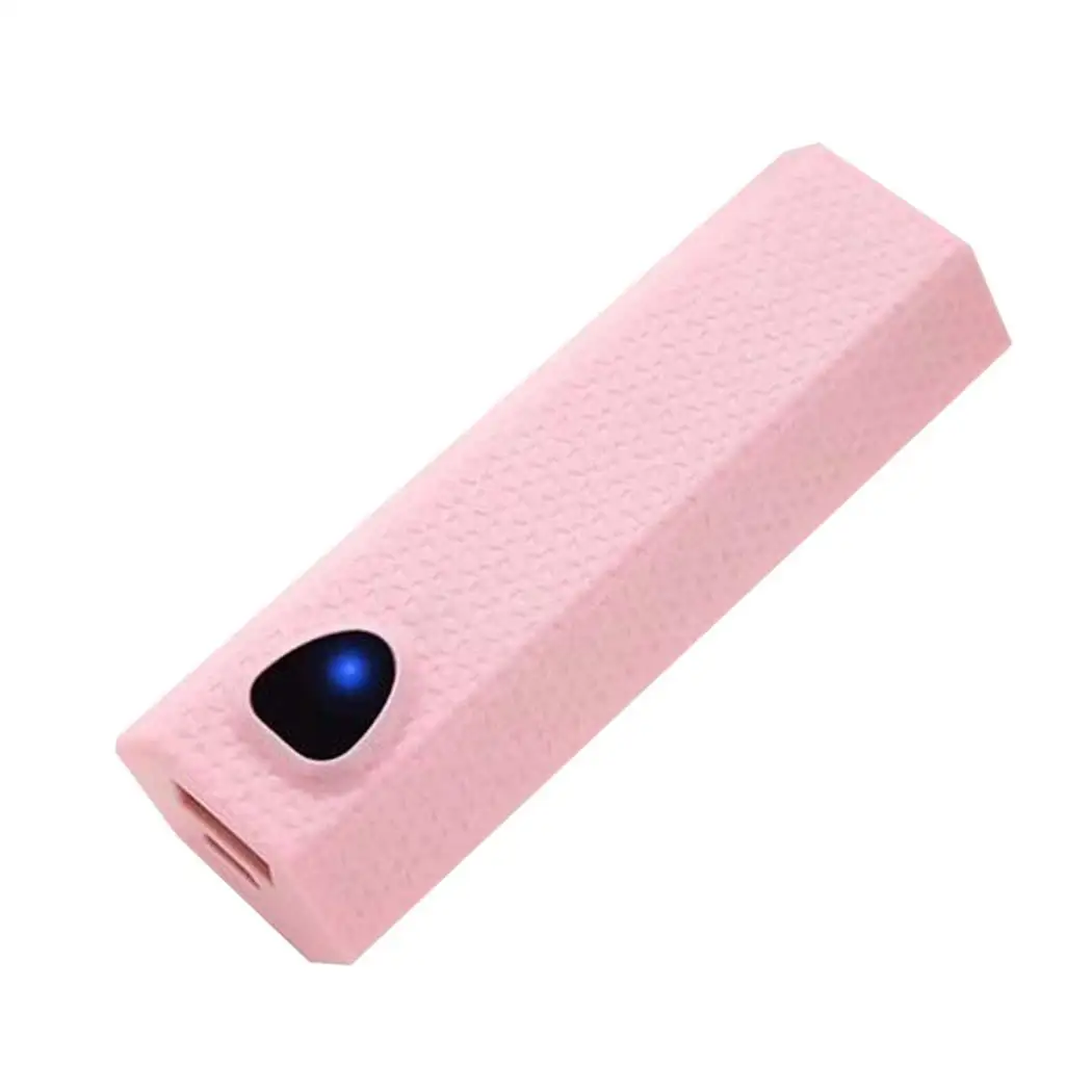 Мини 2600mAh внешний аккумулятор Карманный милый Micro USB устойчивый к царапинам