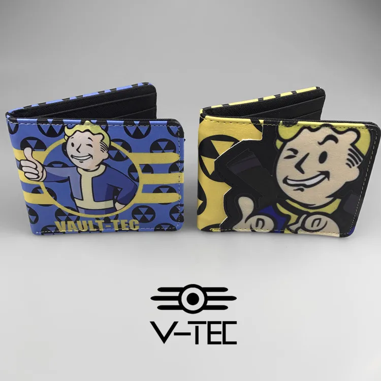 Лидер продаж короткий кошелек с героями игры Fallout 4 Vault Boy держатель для карт из