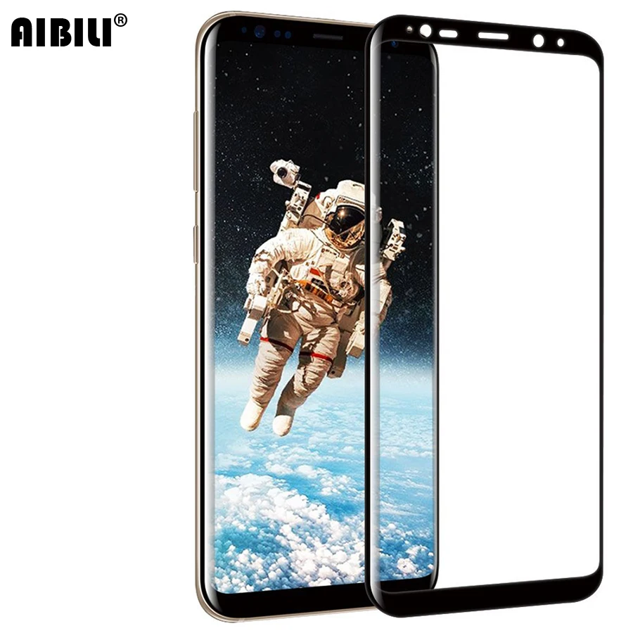 Aibili 3D Arc изогнутые полный охват Экран протектор Закаленное Стекло Плёнки для Samsung